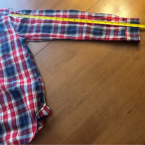 Polo Ralph Lauren Boys Red and Blue Plaid Shirt - Picture 3 of 9